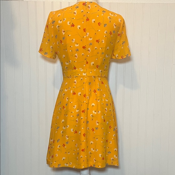 Madewell Belladonna 100% silk floral dress - Picture 7 of 10